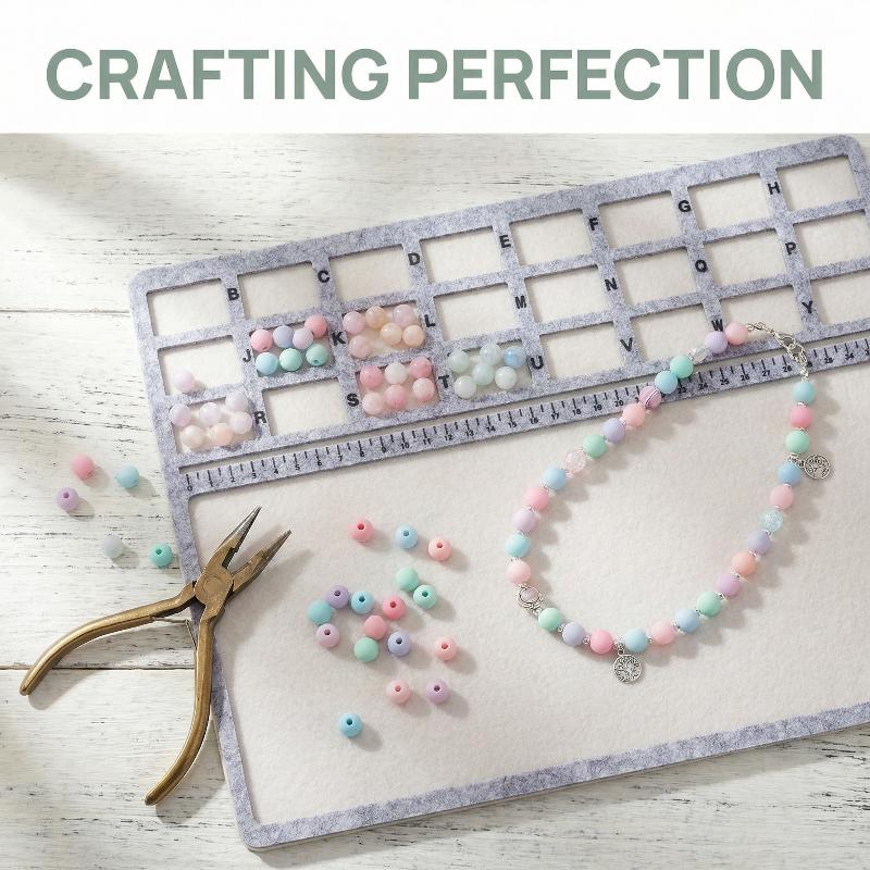 Felt Beading Mat Rectangle Fel - огляд і ціна Jewelry Making Board