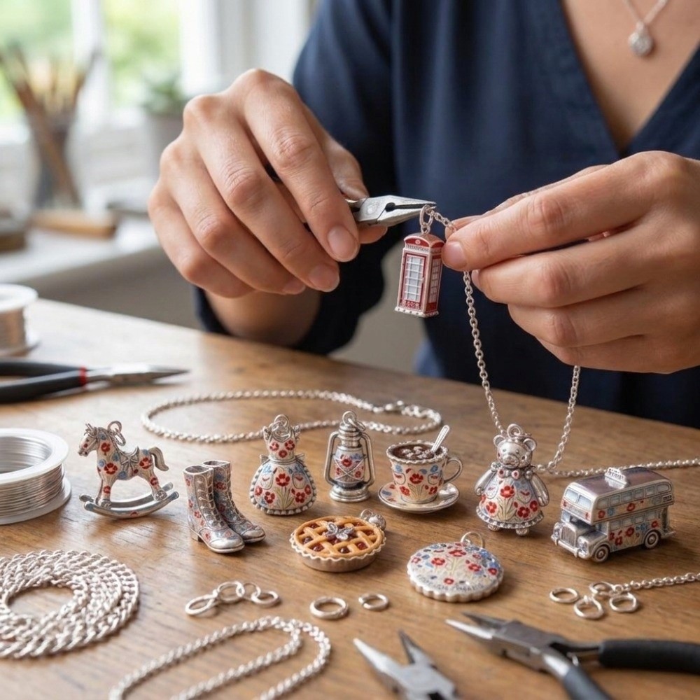 Cute Stainless Steel Cartoon P - огляд і ціна Jewelry Making London
