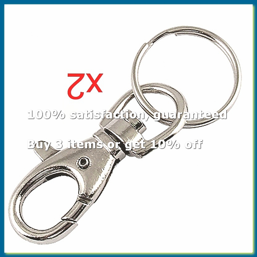 Silver Tone Metal Trigger Lobs - огляд і ціна Lobster Clasp Silver