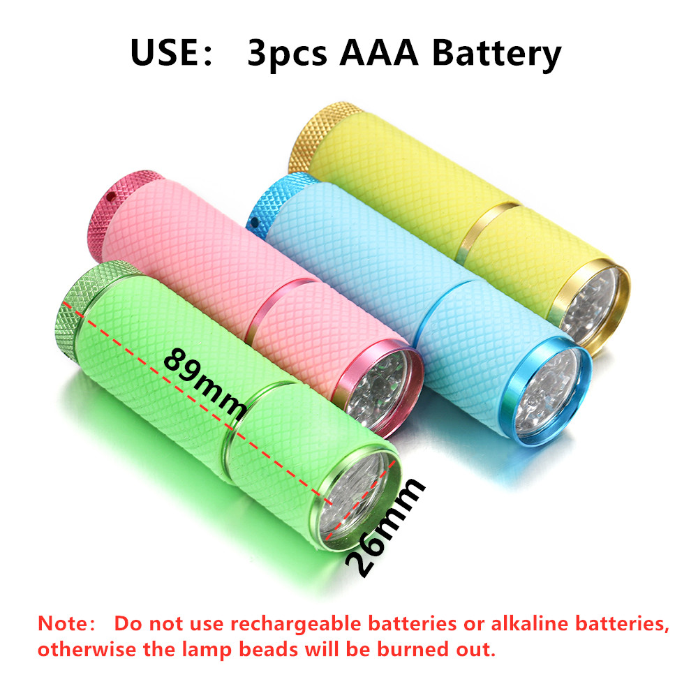 9 LED UV Flashlight Ultra Viol - огляд і ціна Jewelry Making Torch